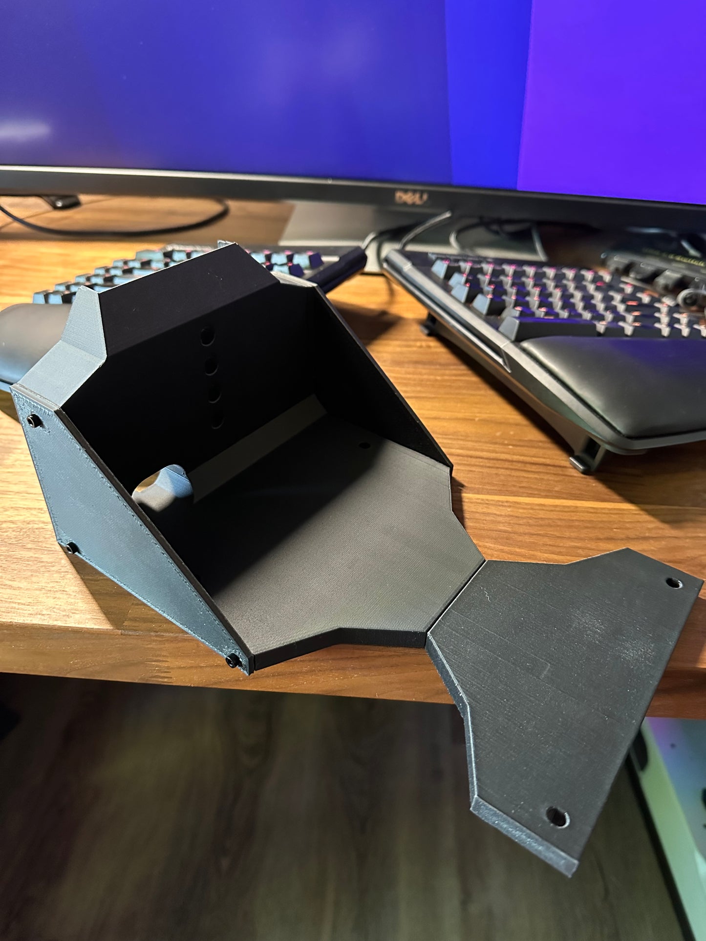 VKB Gladiator Desk Mount - 3D Printed WITH HARDWARE