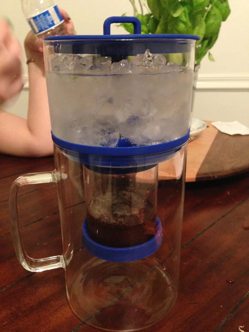 Bruer with ice